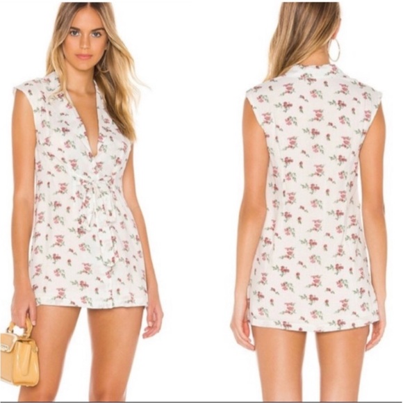 NWT Revolve Superdown Romina Floral Mini Dress - Picture 2 of 6
